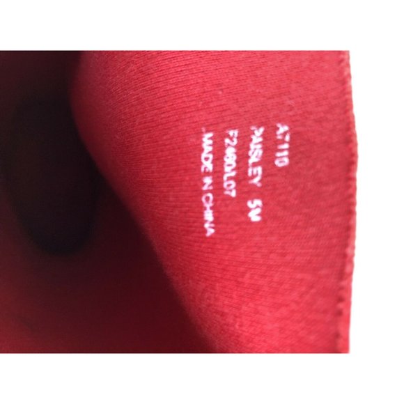 COACH❤️RED/PINK PAISLEY Monogram Rubber RAIN BOOTS - Picture 8 of 10